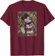 Disney - Tropical Mickey Mouse T-Shirt - T-Shirt | Maroon