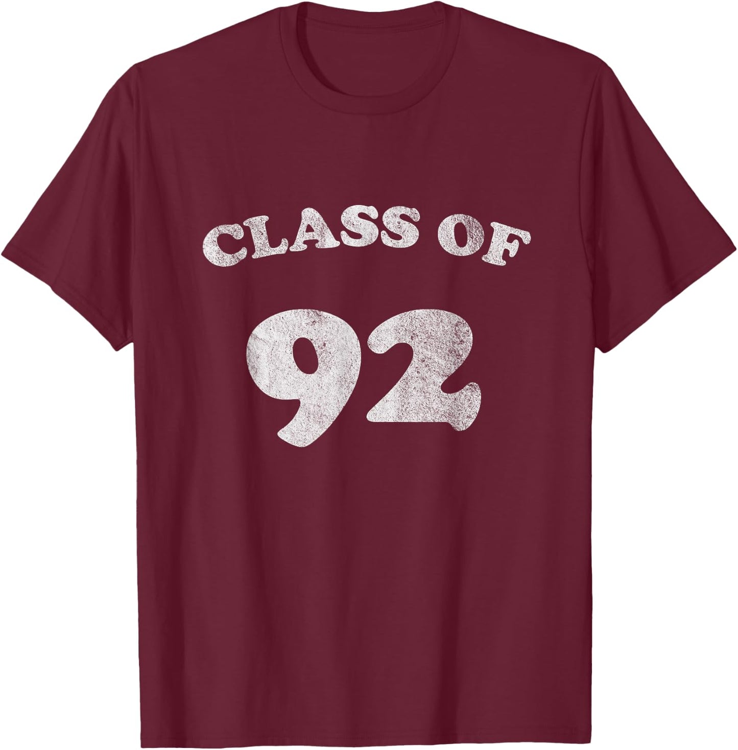 1992 Retro Class of 92 T-Shirt - T-Shirt | Maroon