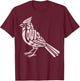 Cardinal Retro Vintage T-Shirt - T-Shirt | Maroon