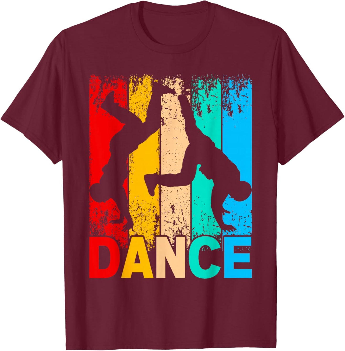 Breakdancing B-Boy Dance Breakdance Dancer T-Shirt - T-Shirt | Maroon