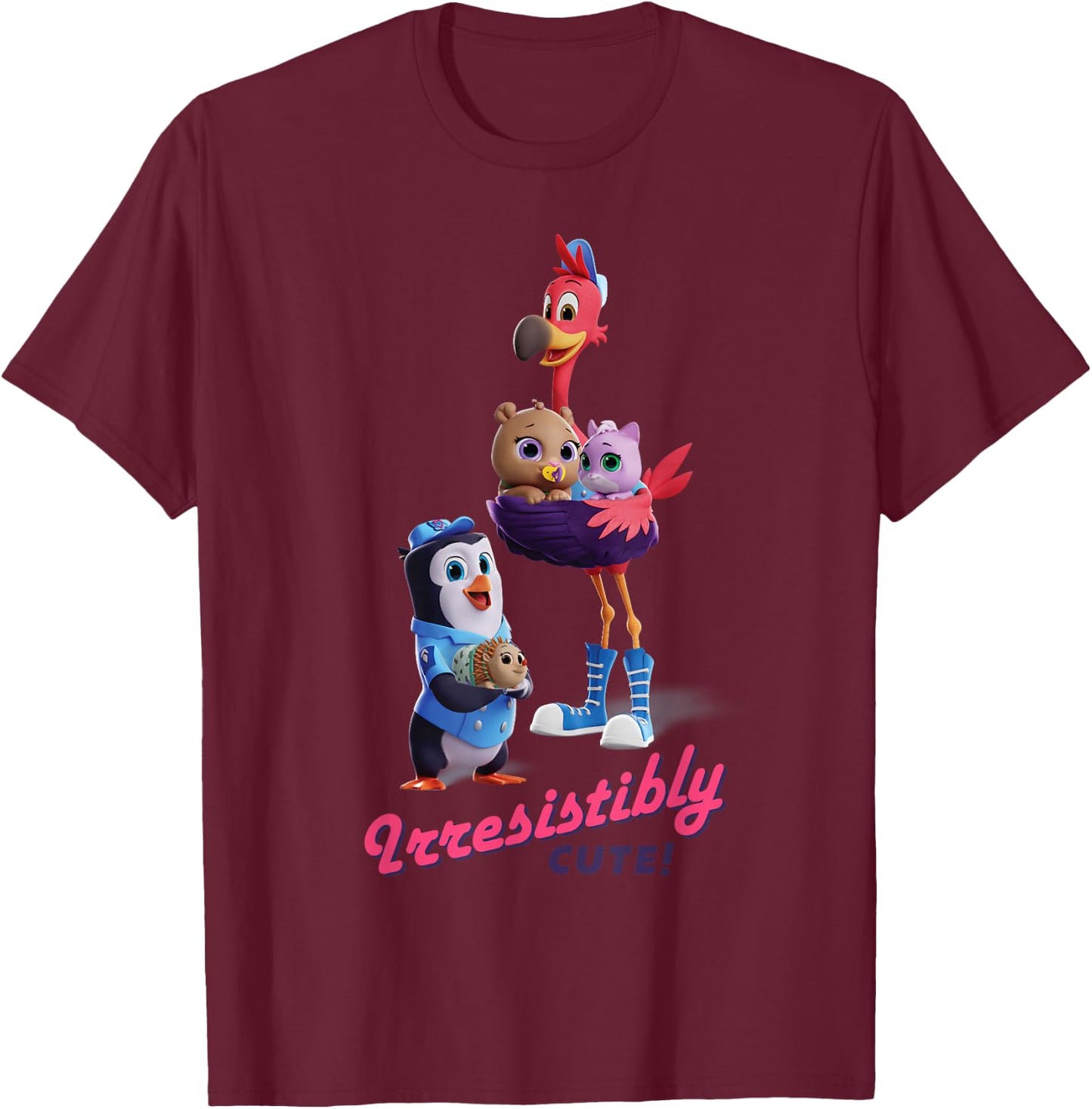 Disney Junior T.O.T.S. Irresistibly Cute T-Shirt - T-Shirt | Maroon