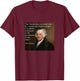 John Adams US Constitution Moral And Religious People T-Shirt - T-Shirt | Maroon