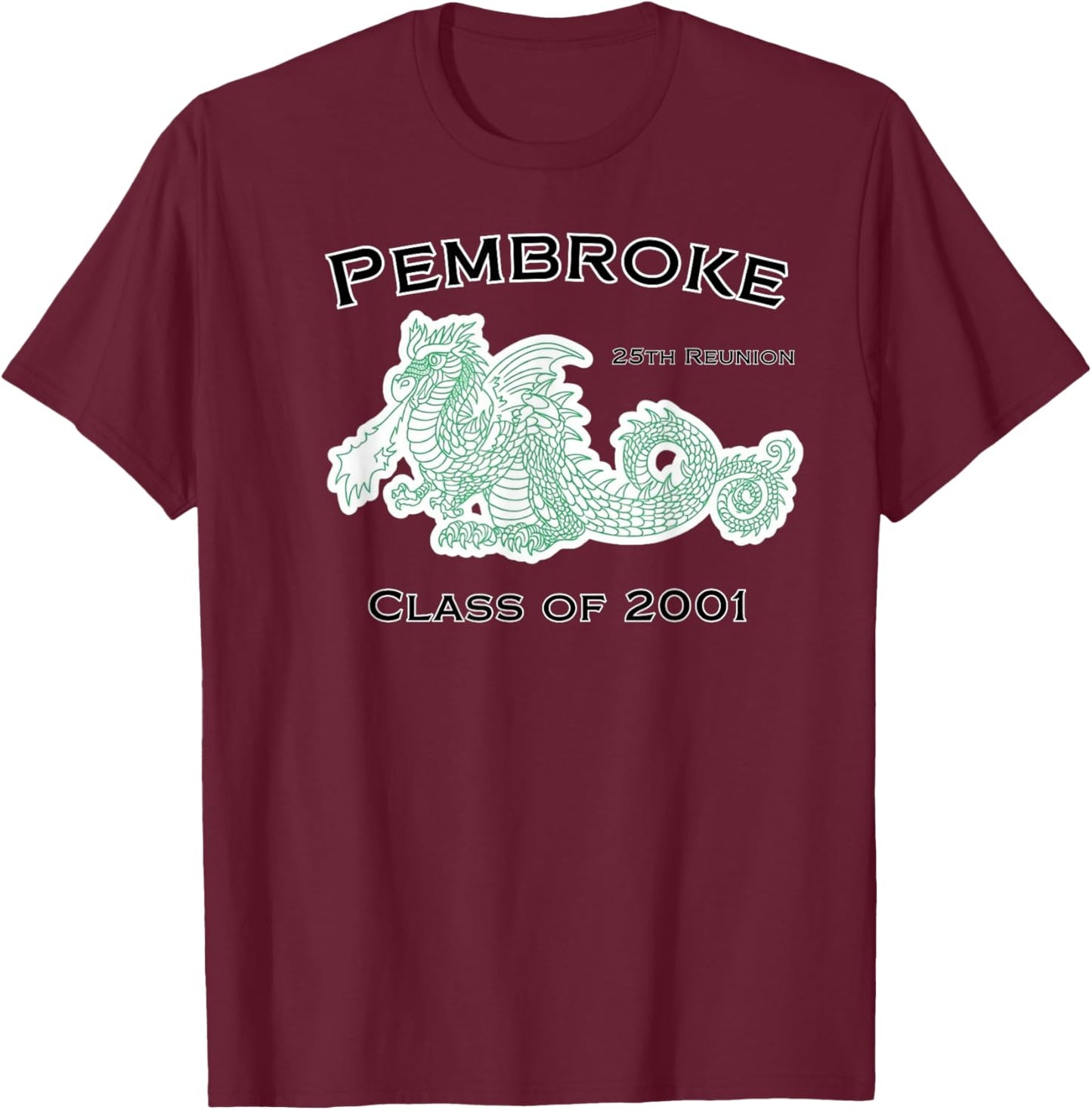 Pembroke '01 Reunion T-Shirt - T-Shirt | Maroon