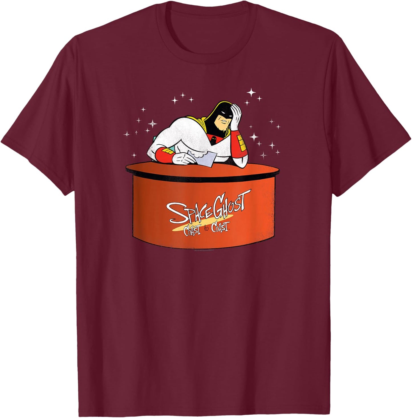 Space Ghost Coast to Coast Great Galaxies T-Shirt - T-Shirt | Maroon