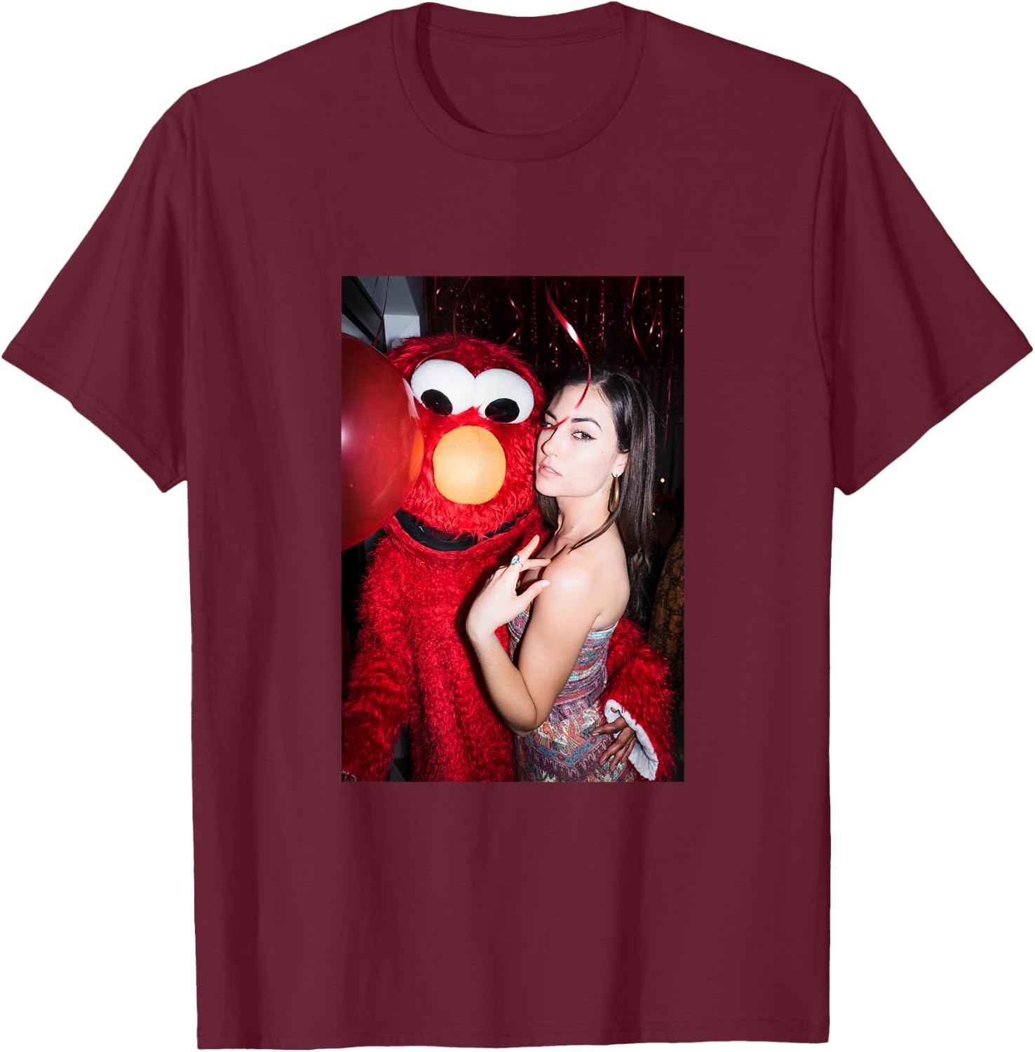 Sasha Grey Graphic T-Shirt - T-Shirt | Maroon