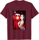 Sasha Grey Graphic T-Shirt - T-Shirt | Maroon