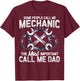 Styley Men's Mechanic Dad Novelty - Black, Small T-Shirt - T-Shirt | Maroon