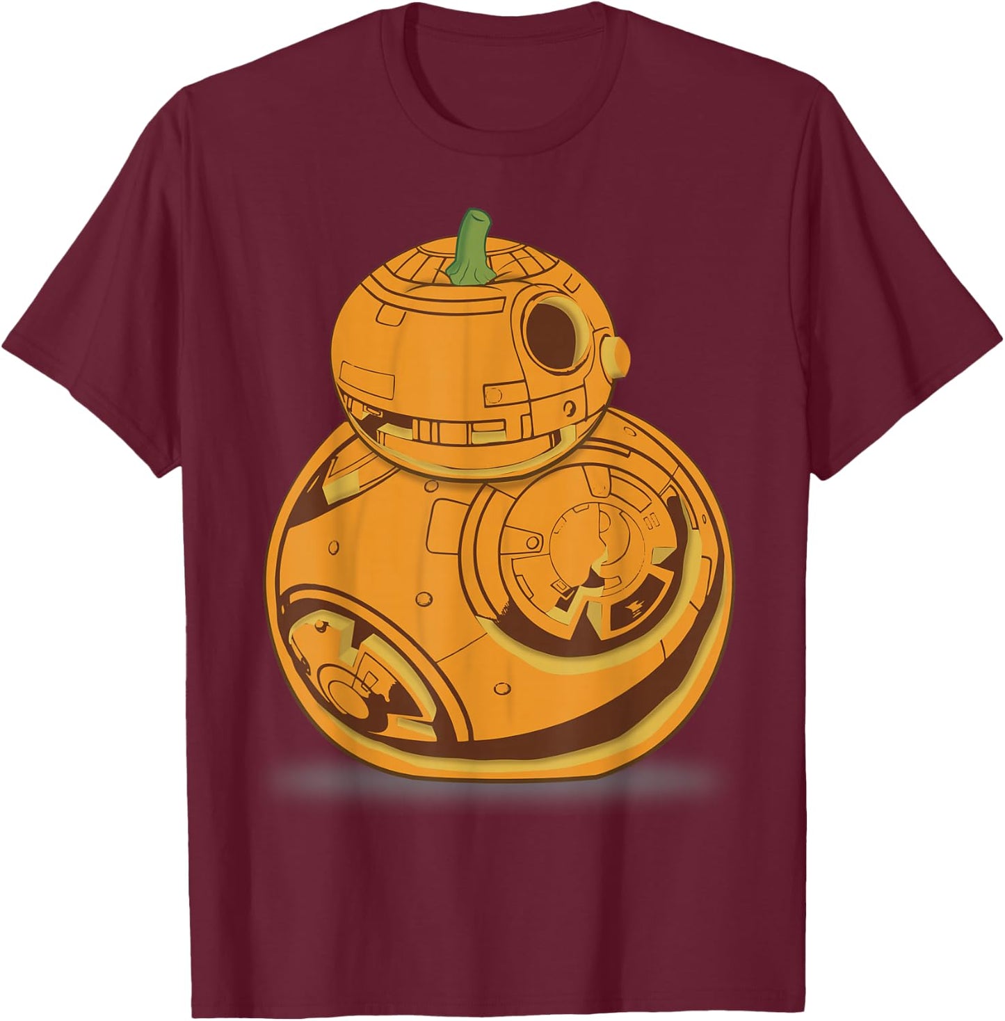 Star Wars BB-8 Pumpkin Carving Halloween T-Shirt - T-Shirt | Maroon