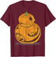 Star Wars BB-8 Pumpkin Carving Halloween T-Shirt - T-Shirt | Maroon