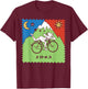 Bicycle Day 1943 LSD Acid Hofmann Trip T-Shirt - T-Shirt | Maroon