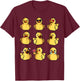 Rubber Ducky Shirt | Cool Duck Bath Toy T-Shirt - T-Shirt | Maroon