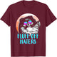 Funny Pomeranian Face Sunglasses No Fluffs Given Dog Lover Men Women Girls Kids T-Shirt - T-Shirt | Maroon