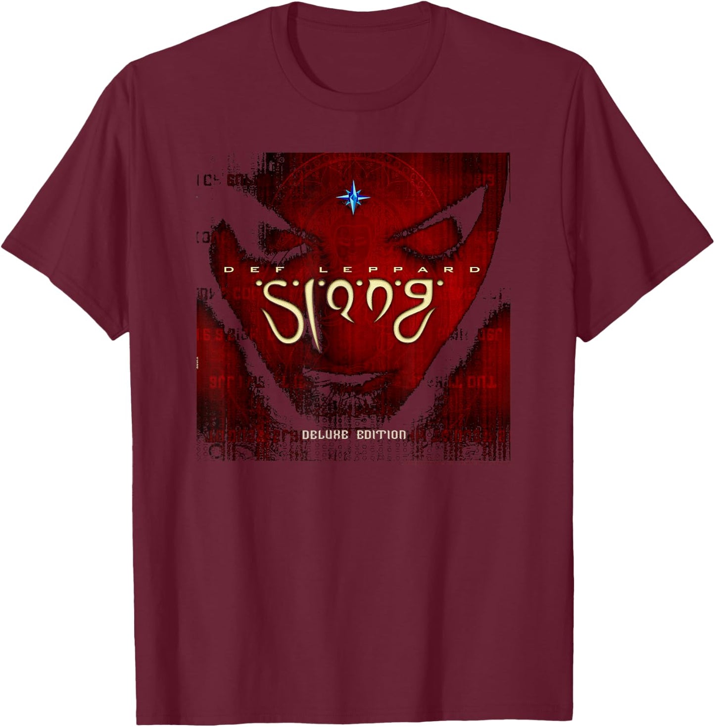 Def Leppard - Slang T-Shirt - T-Shirt | Maroon
