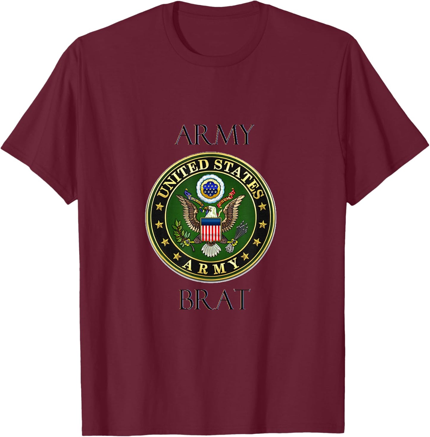 Army Brat T-Shirt - T-Shirt | Maroon
