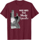 Where Words Fail Music Speaks T Shirt T-Shirt - T-Shirt | Maroon