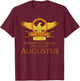Roman Emperor Shirt - Caesar Augustus - Ancient Rome Gift T-Shirt - T-Shirt | Maroon