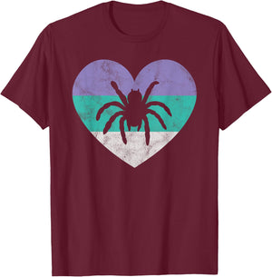 Tarantula Spider Gift Shirt & Girls Retro Cute T-Shirt - T-Shirt | Maroon