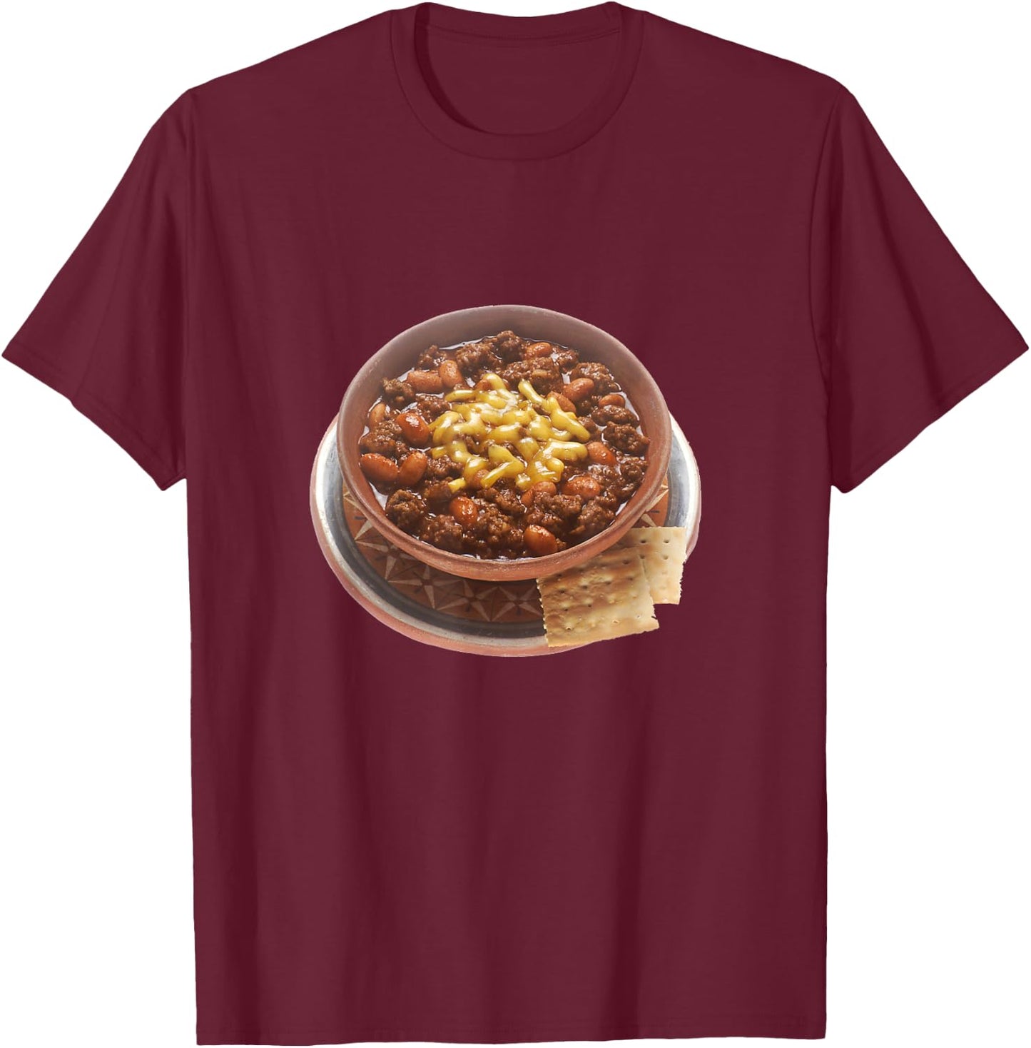 Bowl of Chili T Shirt T-Shirt - T-Shirt | Maroon