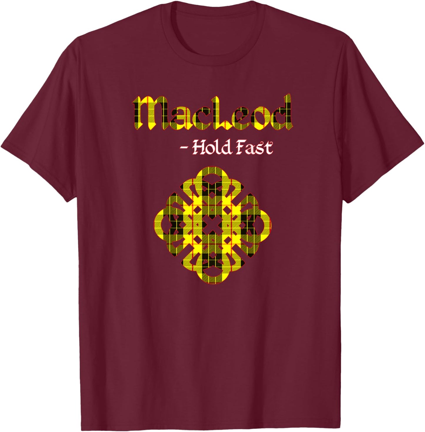 Clan MacLeod Scottish Pride T-Shirt - T-Shirt | Maroon