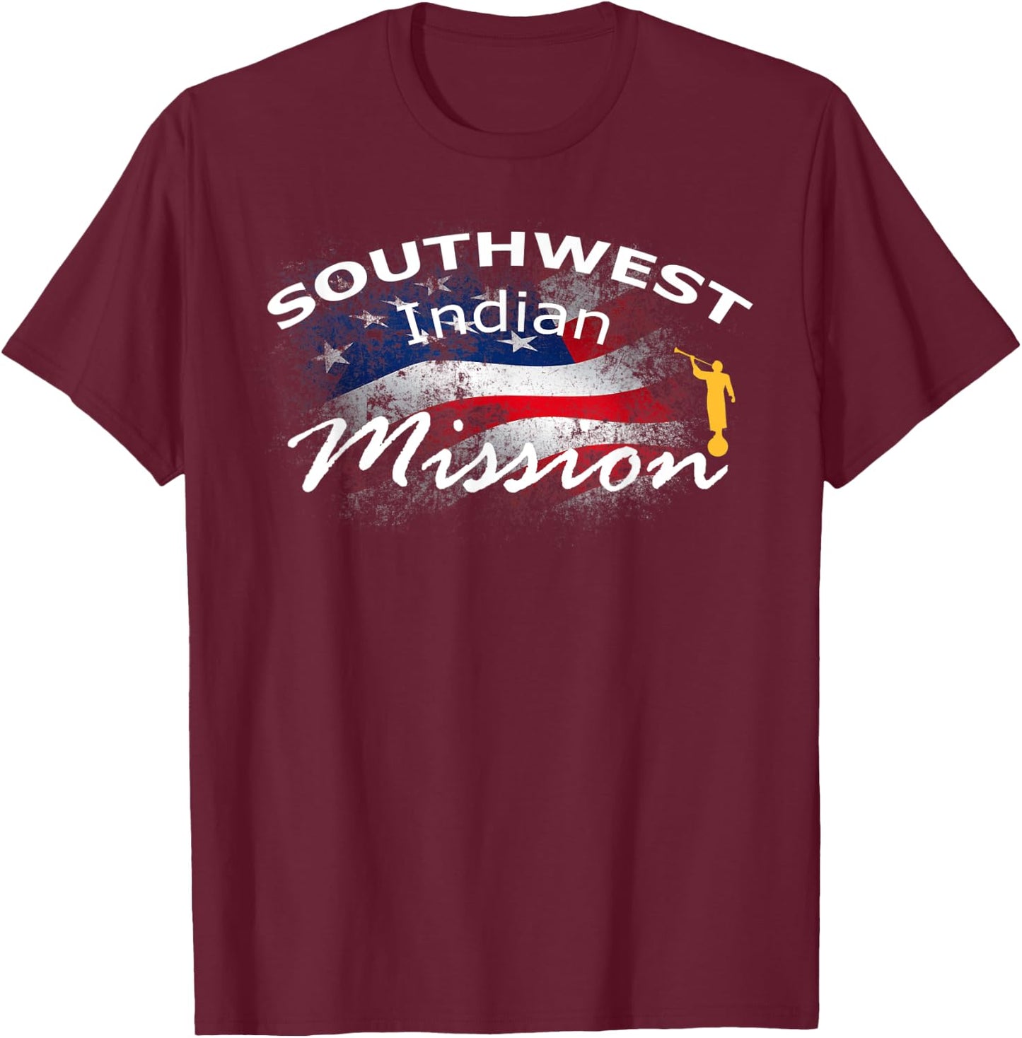 Southwest Indian Mormon LDS Mission Missionary Gift T-Shirt - T-Shirt | Maroon