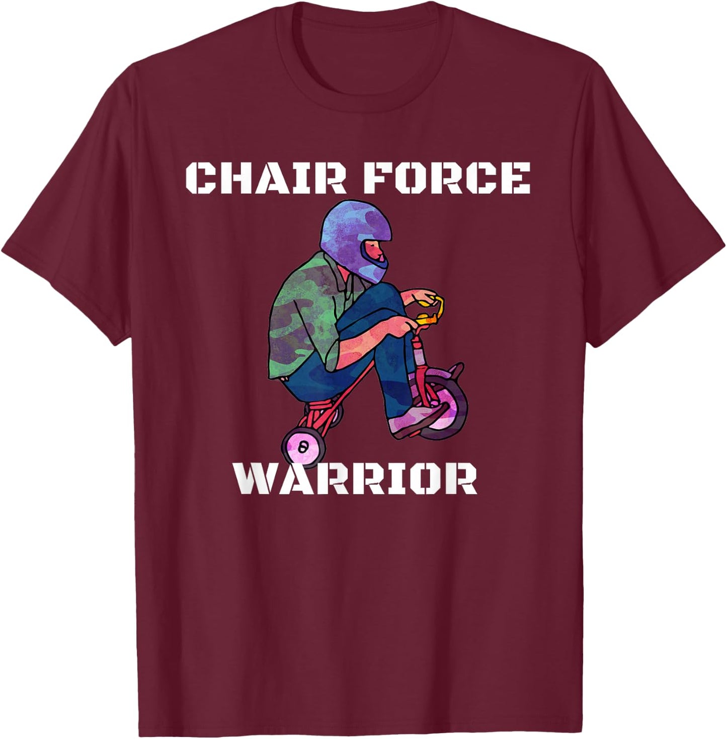 Military Veteran Gift or Active Duty US Air Chair Force One T-Shirt - T-Shirt | Maroon