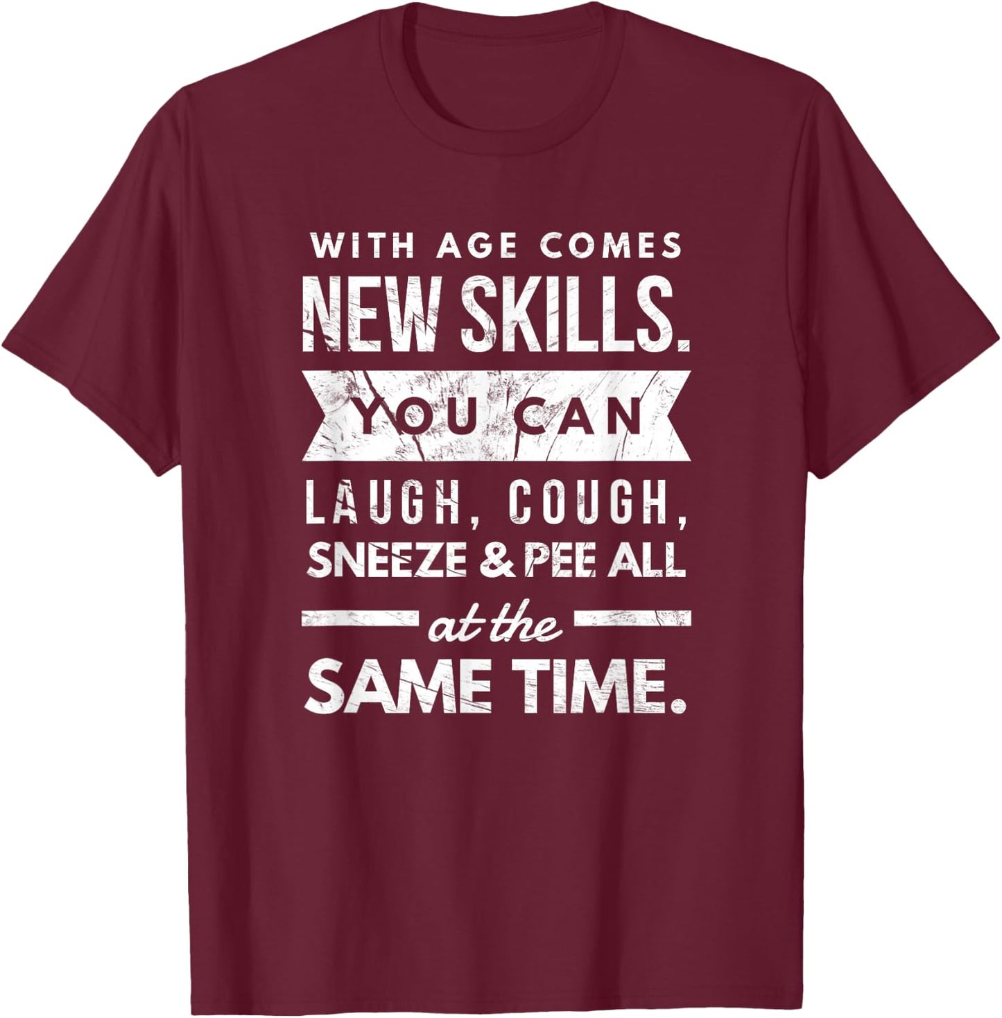 Funny 50th Birthday Gag Gift Funny 50 Year Old Joke T-Shirt - T-Shirt | Maroon