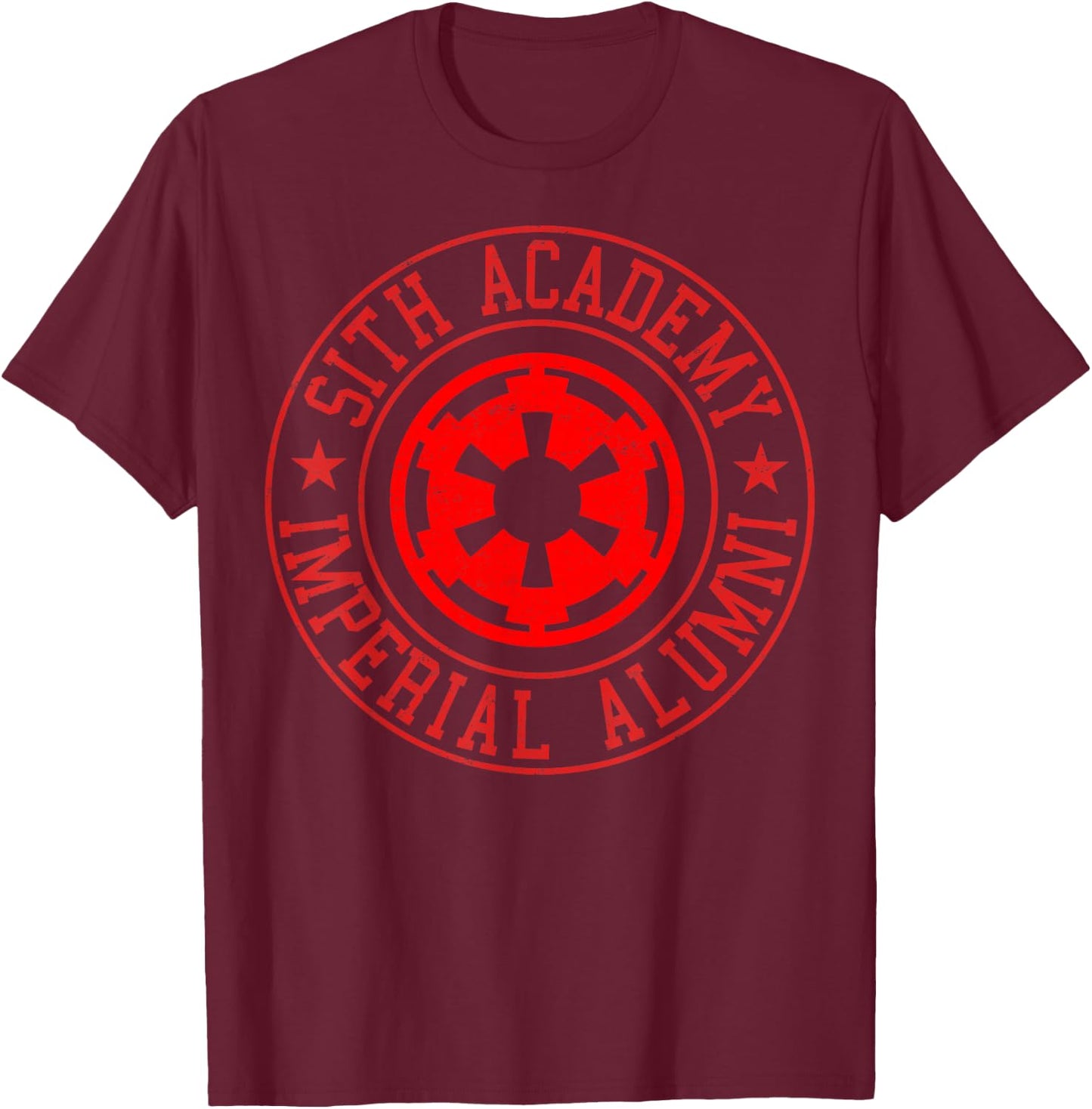 Star Wars Sith Academy Imperial Alumni Badge Graphic T-Shirt - T-Shirt | Maroon