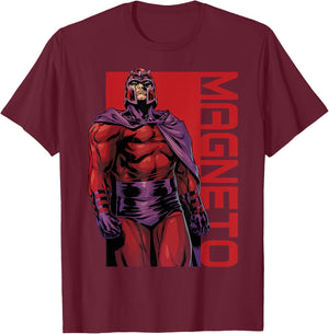 Marvel X-Men Magneto Villainous Mutant Graphic T-Shirt - T-Shirt | Maroon