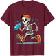 Running Skeleton Halloween Costume Spooky Runners Lover T-Shirt - T-Shirt | Maroon