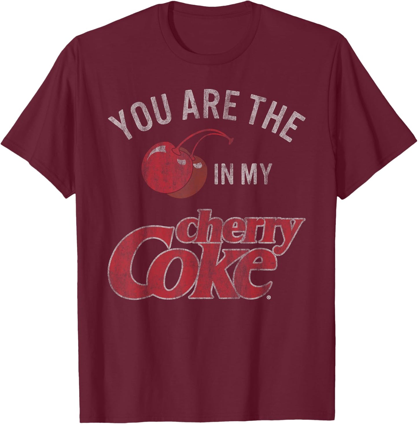 Coca-Cola - Cherry Coke You're The Cherry T-Shirt - T-Shirt | Maroon