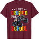 I Just Crushed Preschool Graduation Toddler Monster Truck T-Shirt - T-Shirt | Maroon