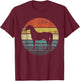 Horse Lover Gifts Horseback Riding Equestrian Retro Vintage T-Shirt - T-Shirt | Maroon