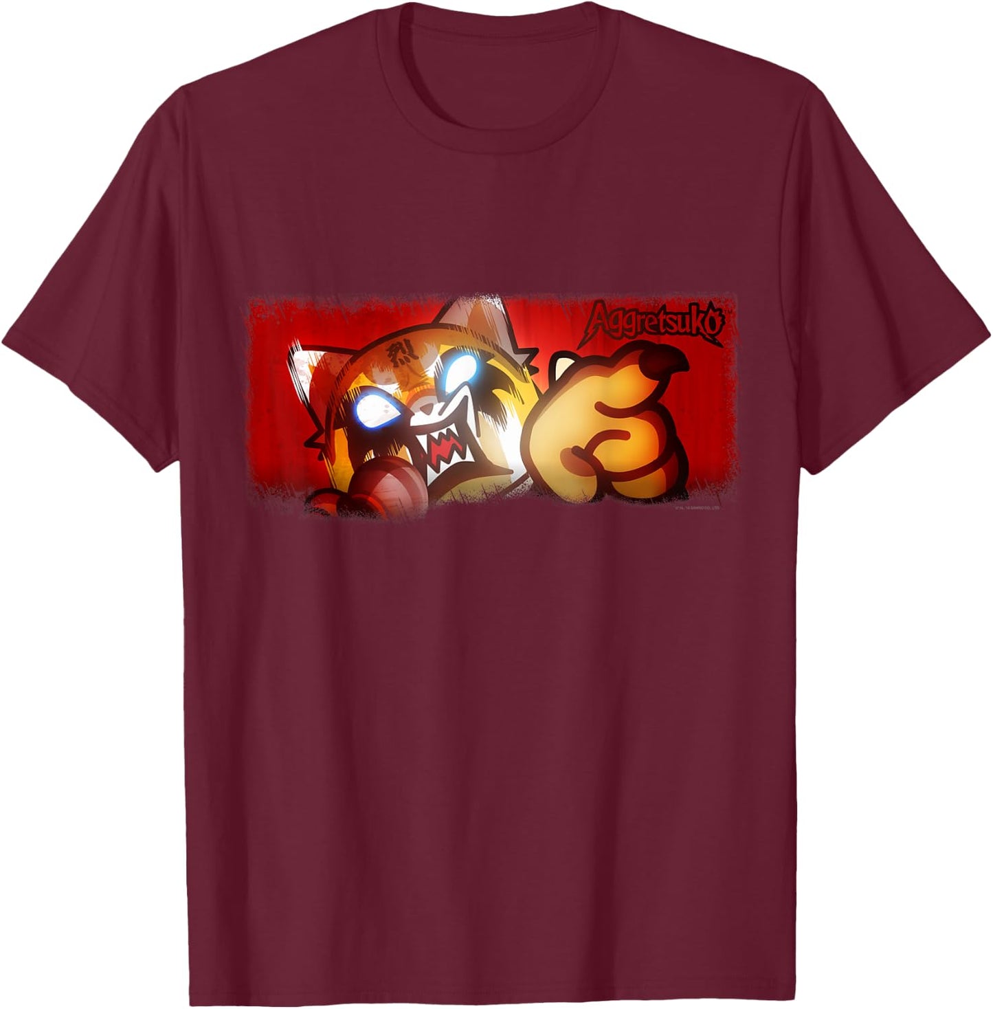 Aggretsuko Ultimate Rage Shirt T-Shirt - T-Shirt | Maroon