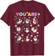 You are Smart Brave Strong Kind Loved Goose Teacher Kids T-Shirt - T-Shirt | Maroon