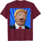 Donald Trump Ugly Face Meme T-Shirt - T-Shirt | Maroon