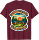 School's Out Camp's In Student Kids Boys Girls Summer Break T-Shirt - T-Shirt | Maroon