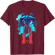Titan Redeemer Blueprint T-Shirt - T-Shirt | Maroon