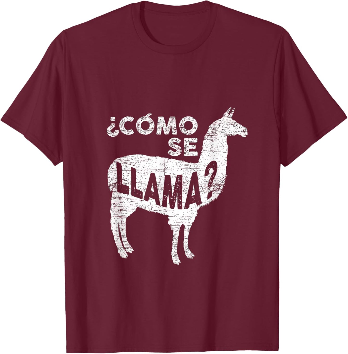 Como Se Llama T-Shirt - T-Shirt | Maroon