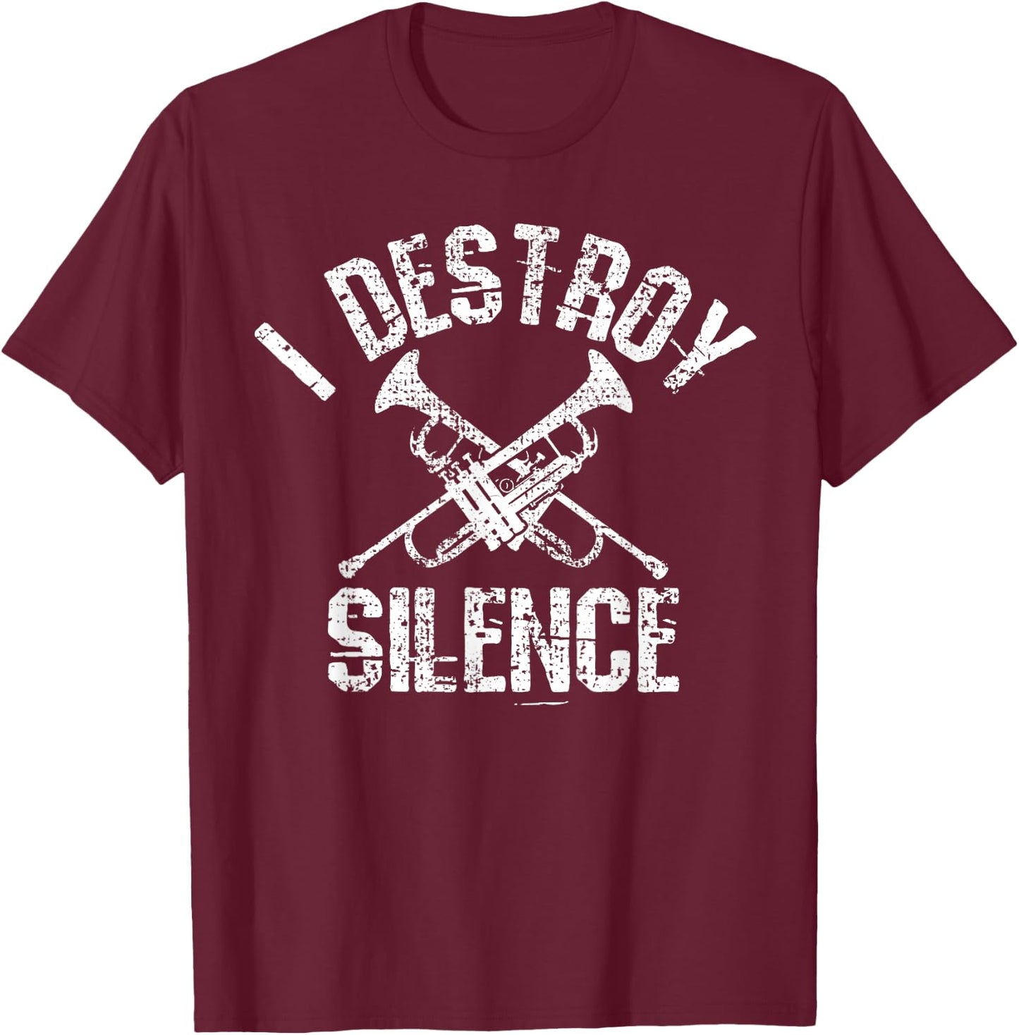Trumpet Music Teacher School Orchestra T-Shirt - T-Shirt | Maroon