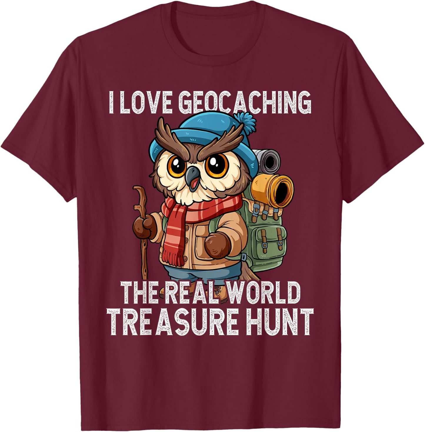 Geocaching T-Shirt - T-Shirt | Maroon