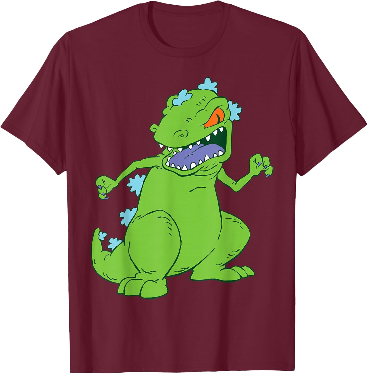 Nickelodeon Classic Rugrats Reptar Roar T-Shirt - T-Shirt | Maroon