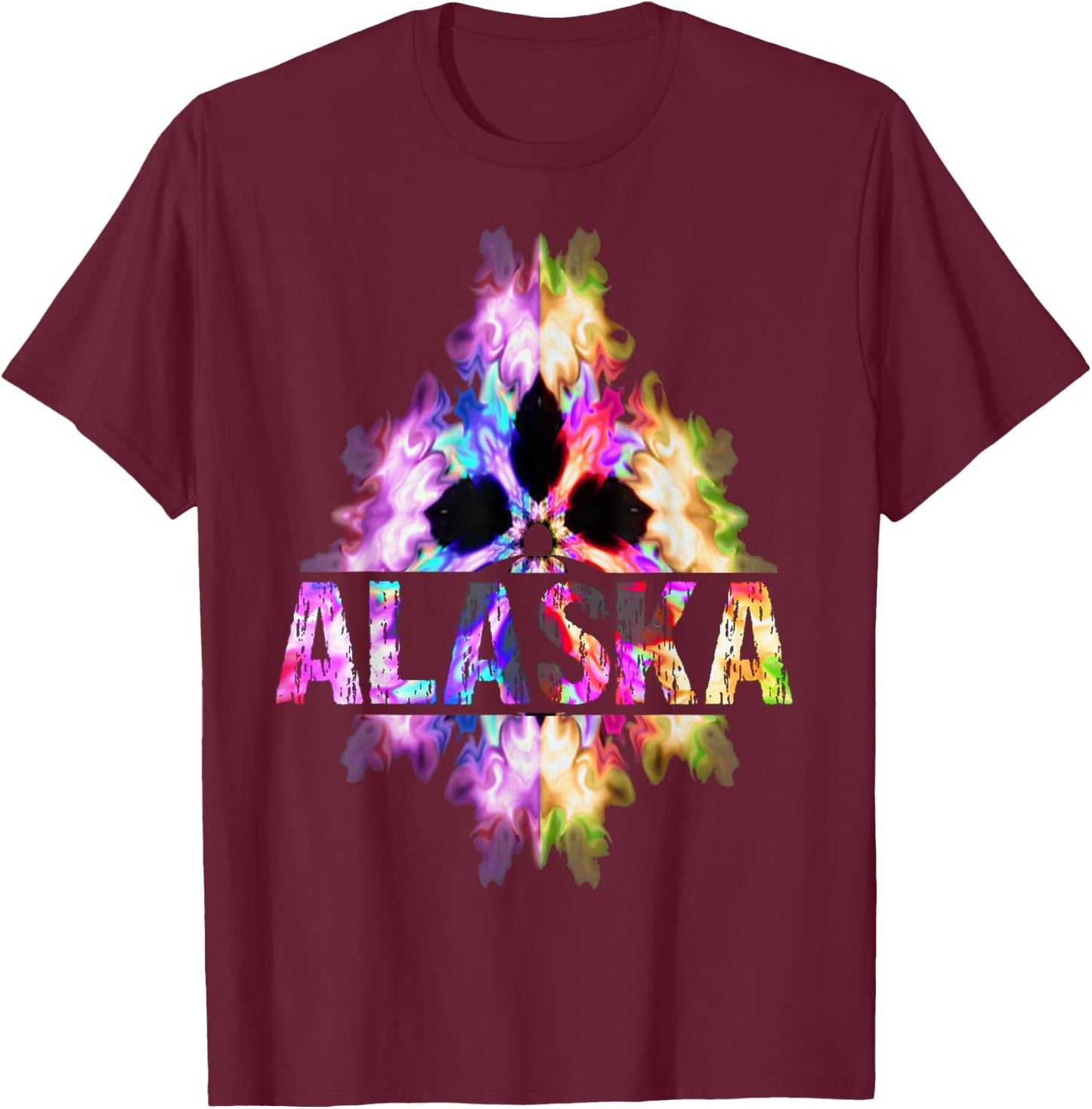 Alaska Souvenir Best Home State AK Proud Roots Gifts T-Shirt - T-Shirt | Maroon