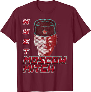 Moscow Mitch McConnell Nyet T-Shirt - T-Shirt | Maroon