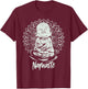 BUDDHA YOGA YOGA namaste Gift & women T-Shirt - T-Shirt | Maroon