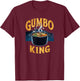 Gumbo King T-Shirt - T-Shirt | Maroon