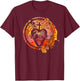 Sacred Heart of Jesus Watercolor Catholic T-Shirt - T-Shirt | Maroon