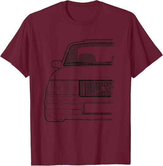 Vintage 240 Turbo Stealth 2 T-Shirt - T-Shirt | Maroon