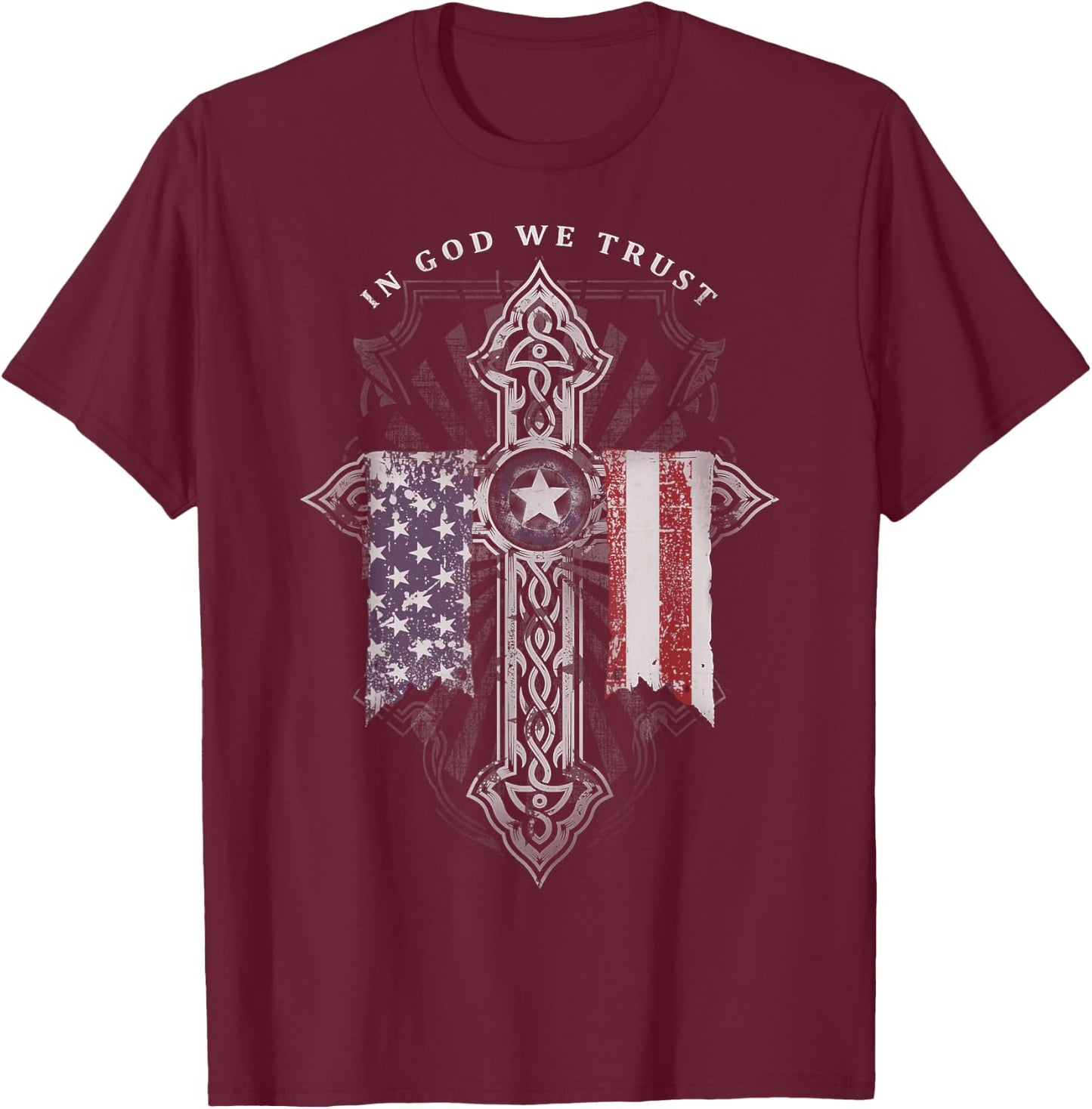 In God We Trust T-Shirt - T-Shirt | Maroon