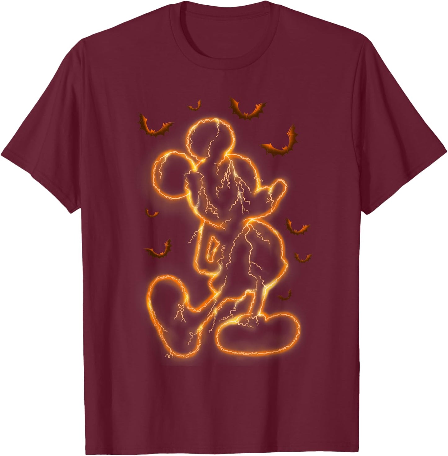 Disney - Halloween Mickey Mouse T-Shirt - T-Shirt | Maroon