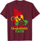 Black History Faith Christian -Adults Kids African American Christian T-Shirt - T-Shirt | Maroon